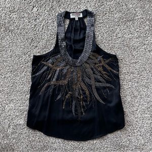 Ecoté Beaded Racerback Tank Top